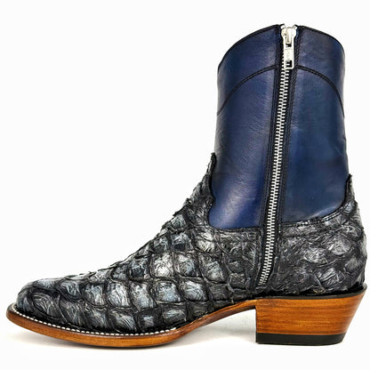 CARLO BROWN PITON BOOTS 