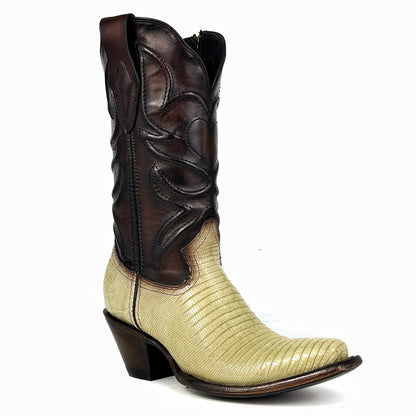 EMMA BROWN PITON BOOTS 