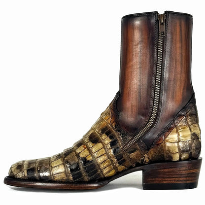 MÁXIMO COLA BELLY ALLIGATOR NATURAL OVAL