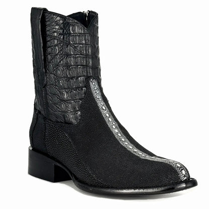 EMMA NEGRO MANTARRAYA REINA & COCODRILO OVAL
