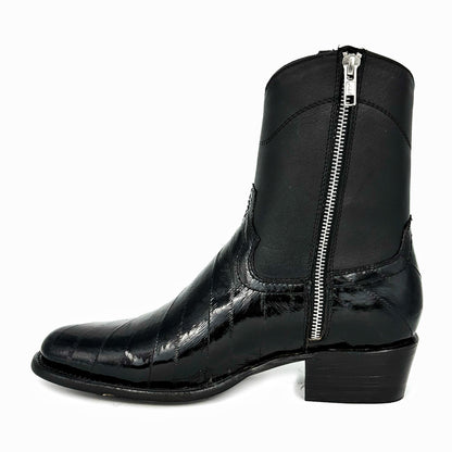 EMMA BLACK ANGUILA BOOTS OVAL