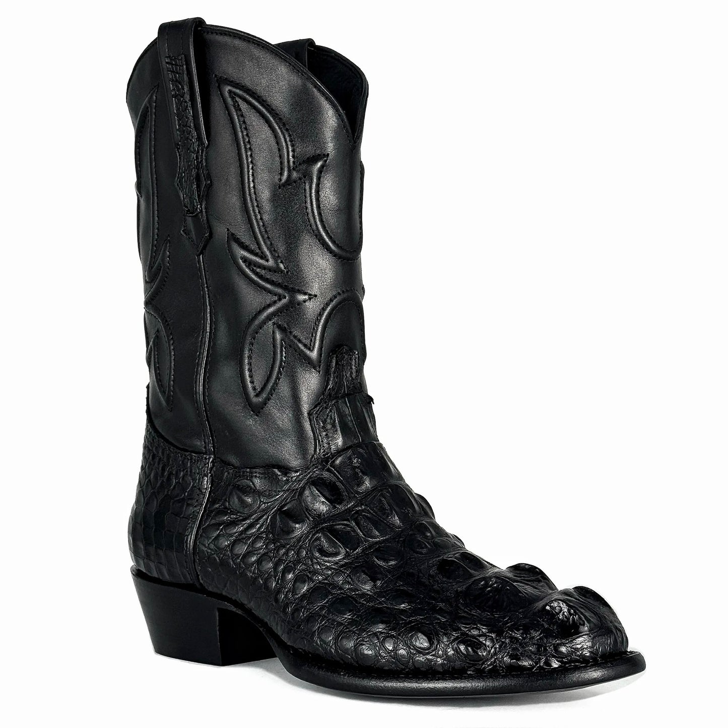 MÁXIMO NEGRO NUCA DE COCODRILO ALLIGATOR OVAL