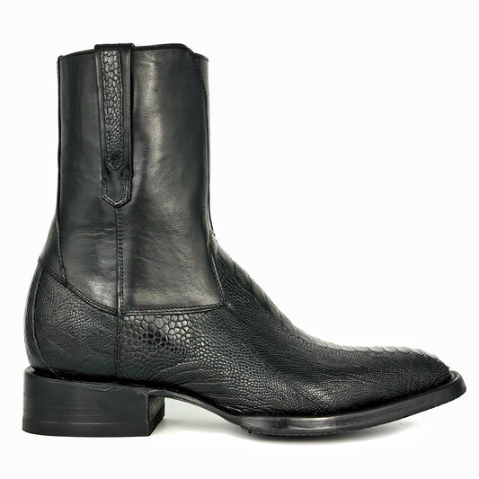 EMMA BROWN OSTRICH BOOTS 