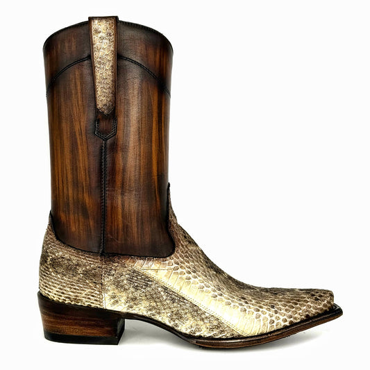 EMMA BROWN PITON BOOTS 