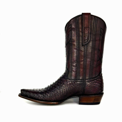 EMMA BROWN PITON BOOTS 