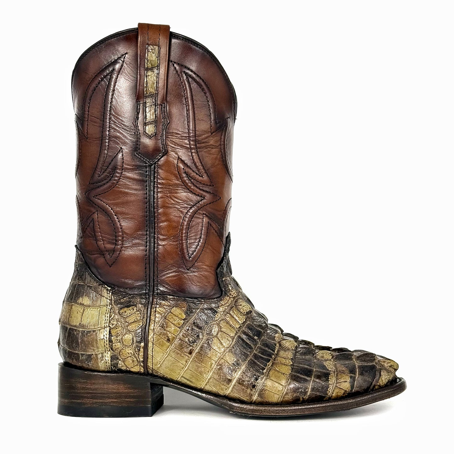COWBOY NATURAL COLA DE COCODRILO BOOTS OVAL