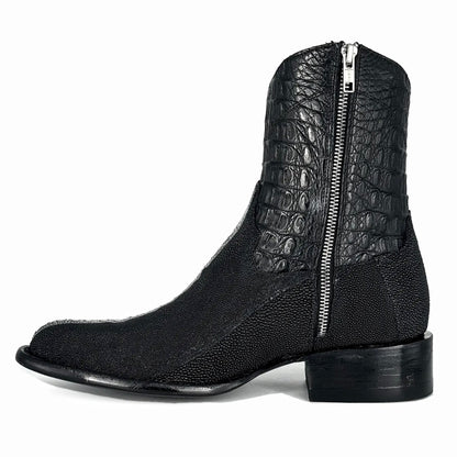 EMMA NEGRO MANTARRAYA REINA & COCODRILO OVAL