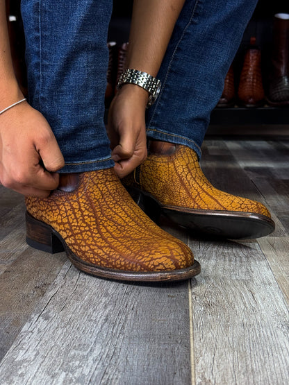 EMMA HIGH MIEL CUELLO DE TORO BOOTS OVAL