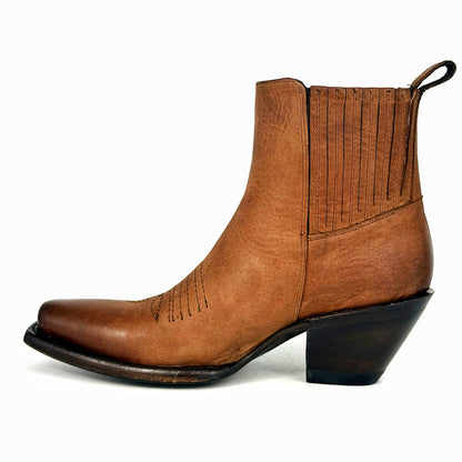 EMMA BROWN PITON BOOTS 