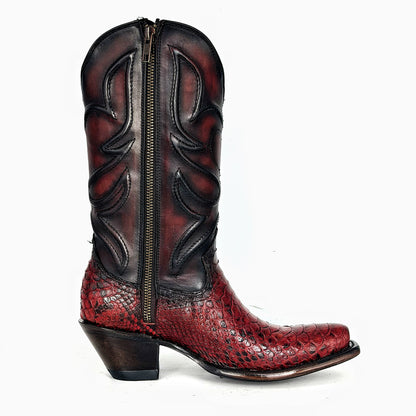 EMMA BROWN PITON BOOTS 