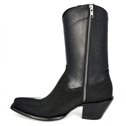 EMMA BROWN PITON BOOTS 