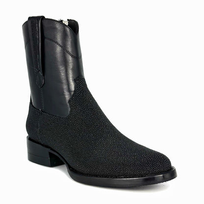 EMMA BLACK MANTARRAYA BOOTS OVAL