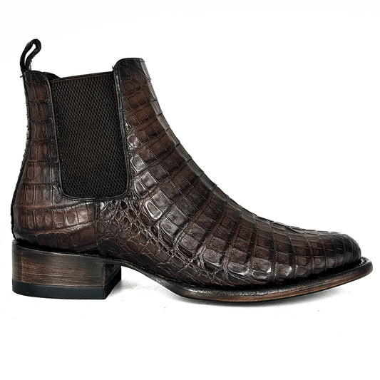 CHELSEA BROWN COCODRILO FUSCUS OVAL