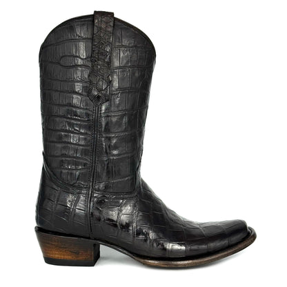 COWBOY DARK BROWN FULL COCODRILO MORELETI DUBAI