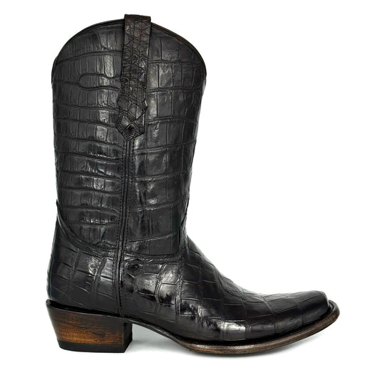 COWBOY DARK BROWN FULL COCODRILO MORELETI DUBAI
