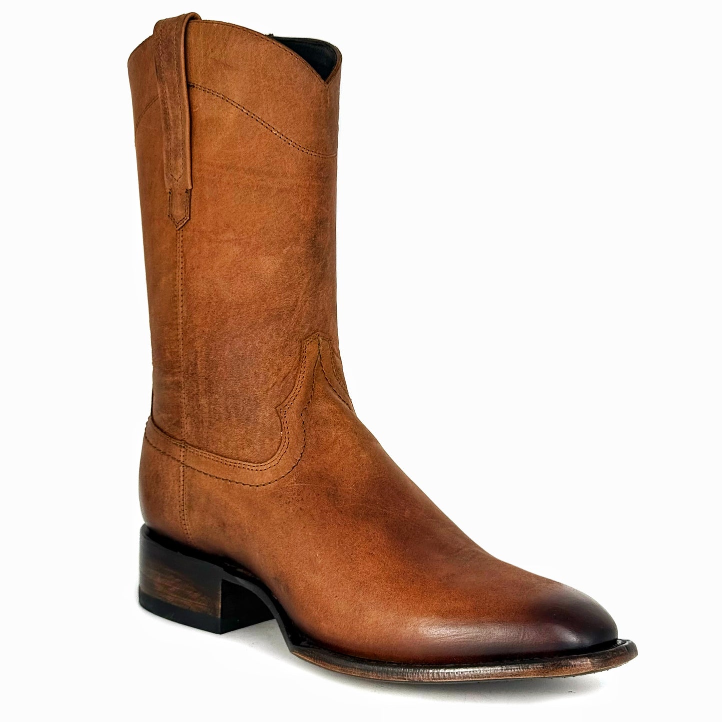 CARLO BROWN PITON BOOTS 
