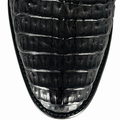 SEBASTIAN NEGRO LOMO DE COCODRILO OVAL