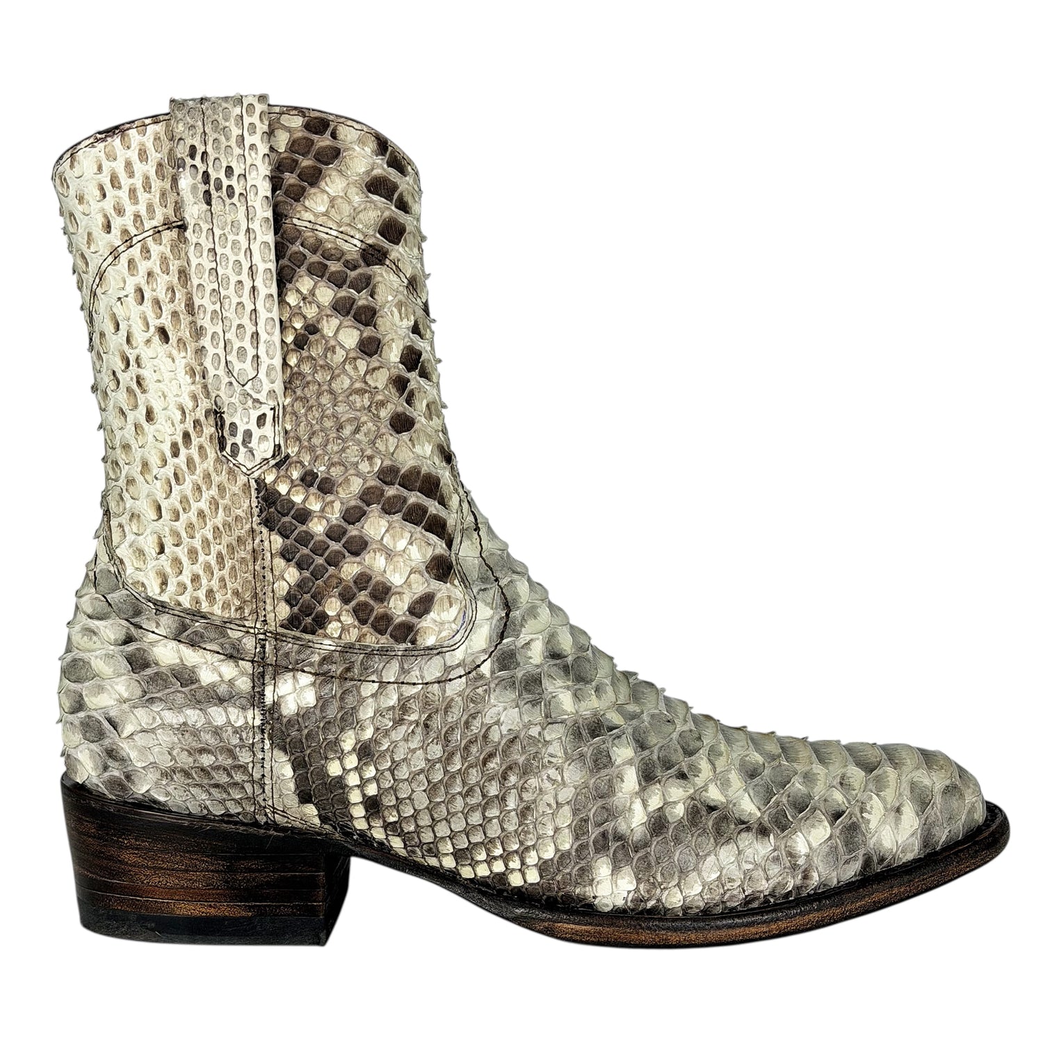 EMMA FULL PITON NATURAL BOOTS OVAL