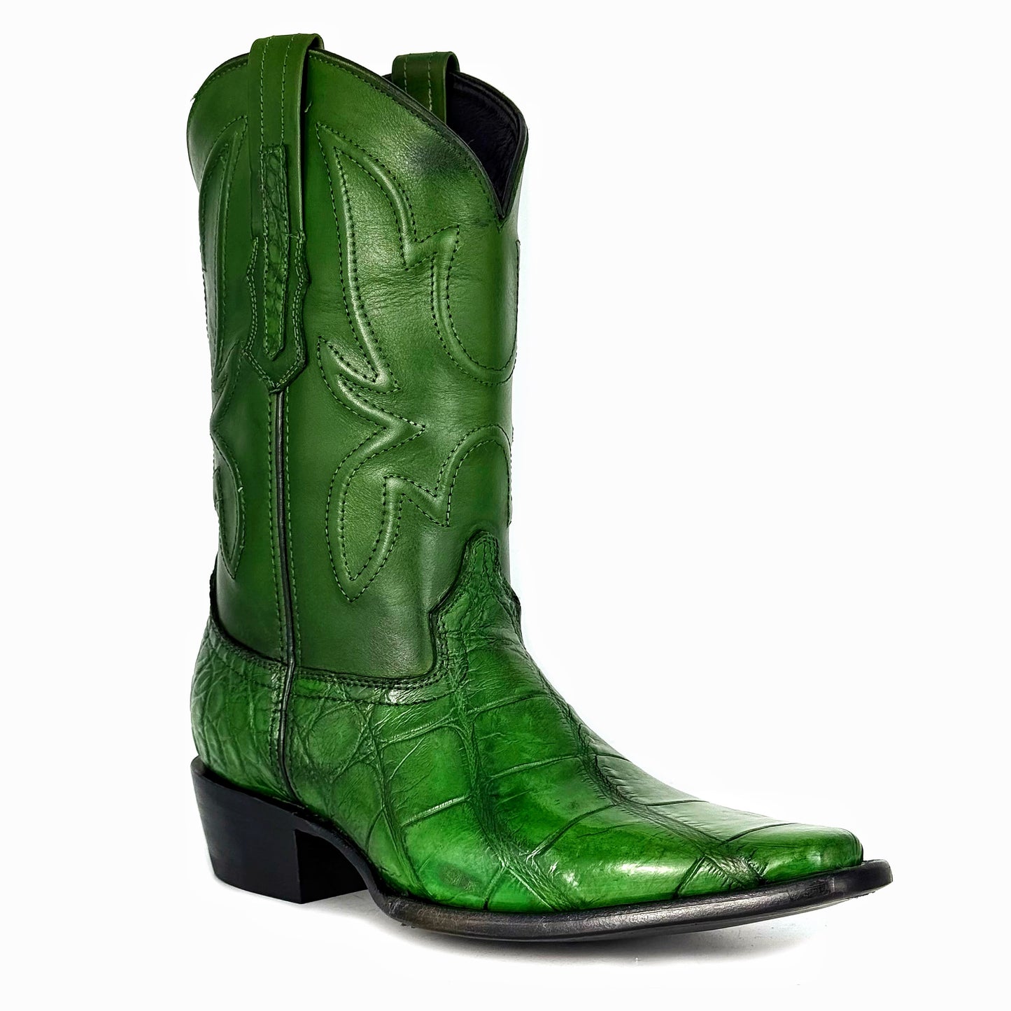 EMMA BROWN PITON BOOTS 