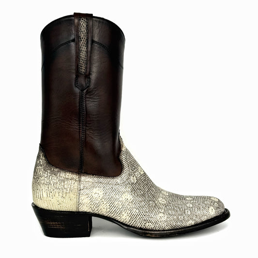 EMMA BROWN LIZARD BOOTS 