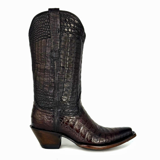 EMMA BROWN PITON BOOTS 
