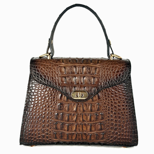 BOLSA LOMO COCODRILO/AVESTRUZ PARA DAMA