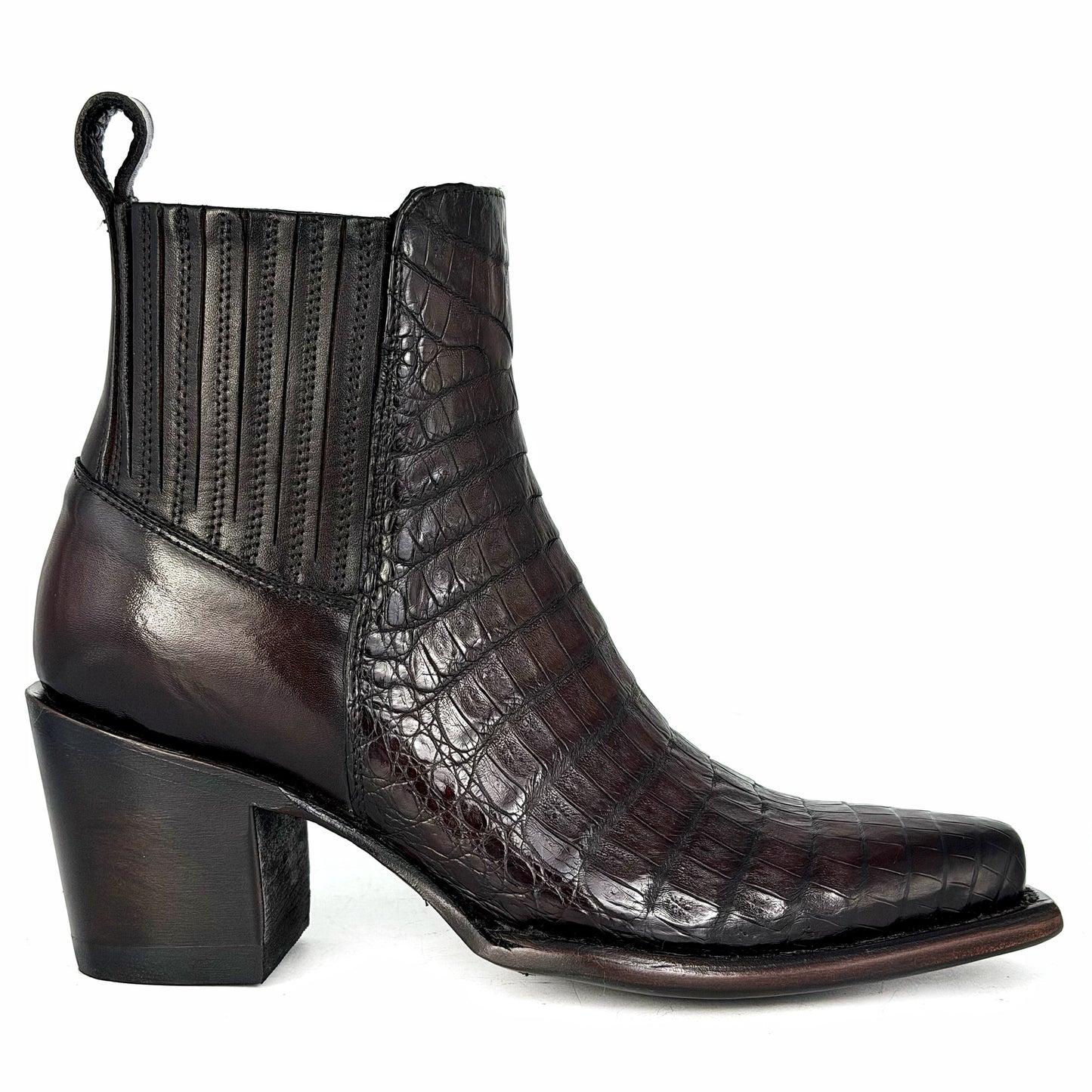 EMMA BROWN PITON BOOTS 