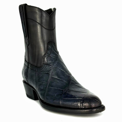 EMMA GREY BLUE COCODRILO ALLIGATOR OVAL