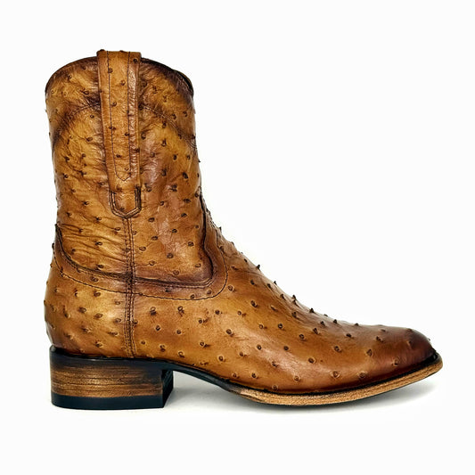 EMMA FULL AVESTRUZ BOOTS OVAL