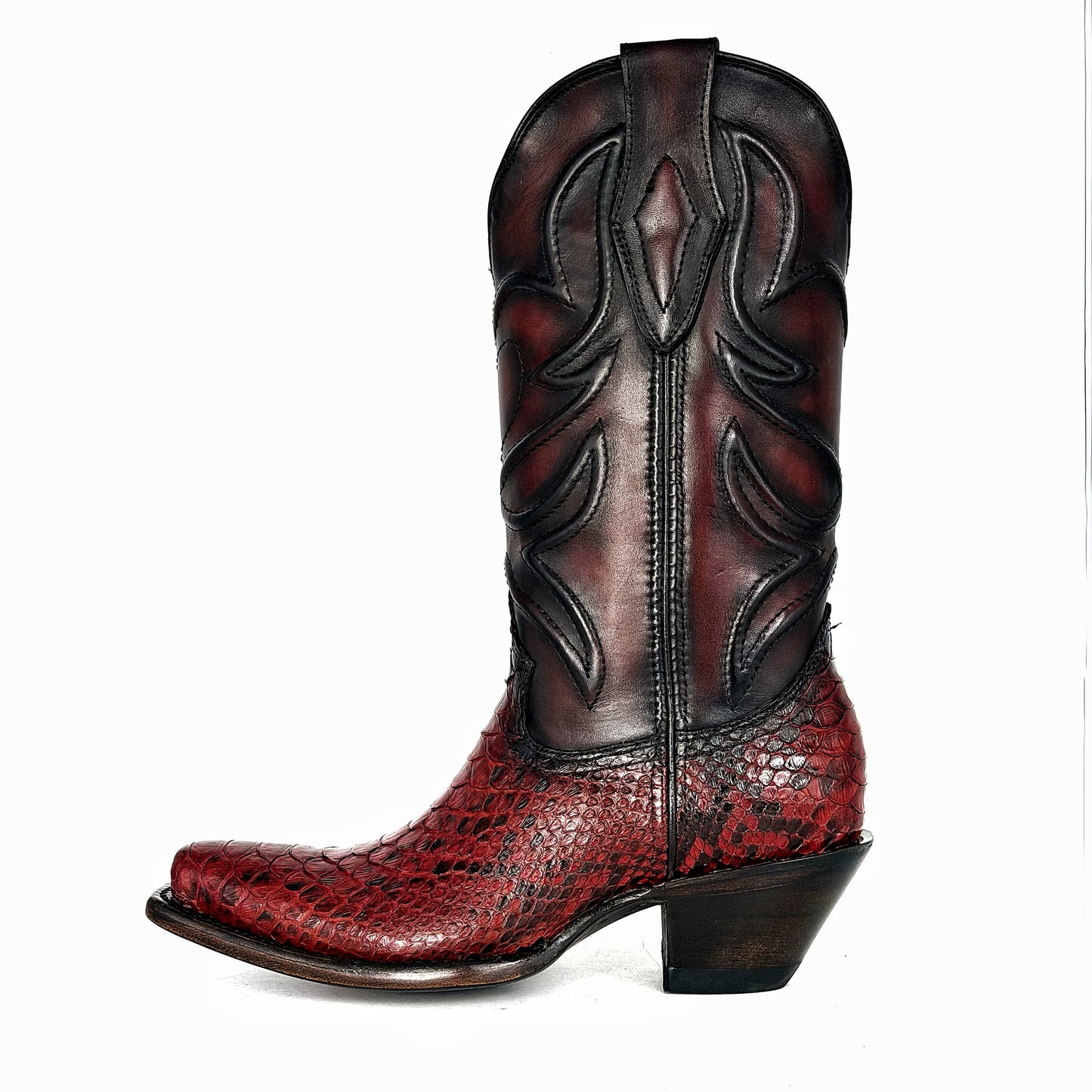 EMMA BROWN PITON BOOTS 