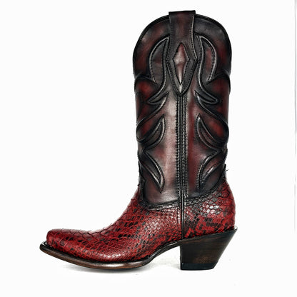 EMMA BROWN PITON BOOTS 