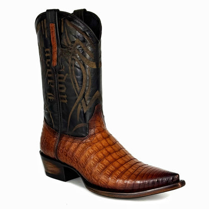 EMMA BROWN PITON BOOTS 