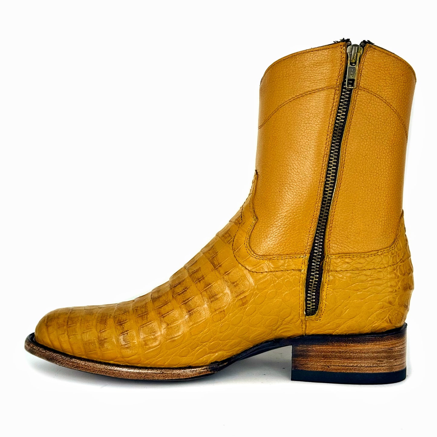EMMA COCODRILO FUSCUS BOOTS OVAL