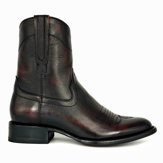 EMMA FLOOTER BLACK CHERRY BOOTS OVAL