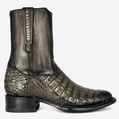 EMMA BROWN OSTRICH BOOTS 