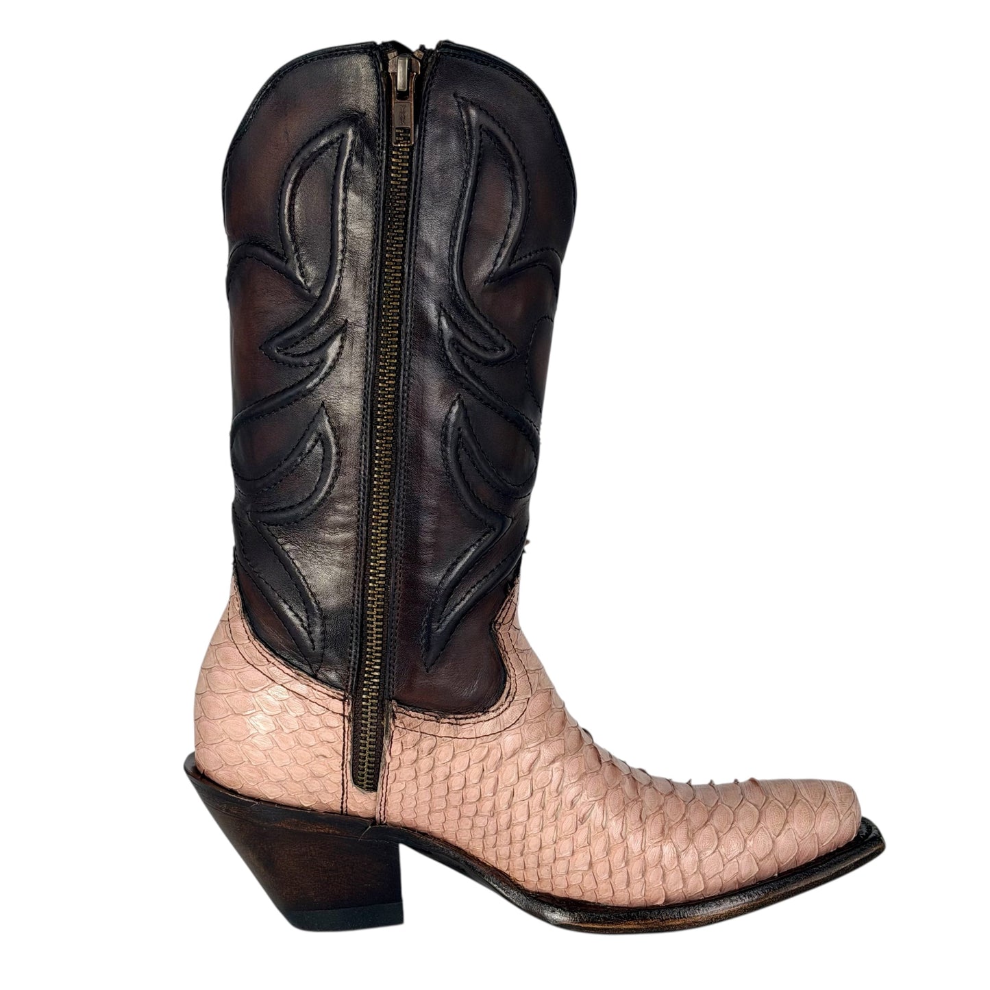 EMMA BROWN PITON BOOTS 