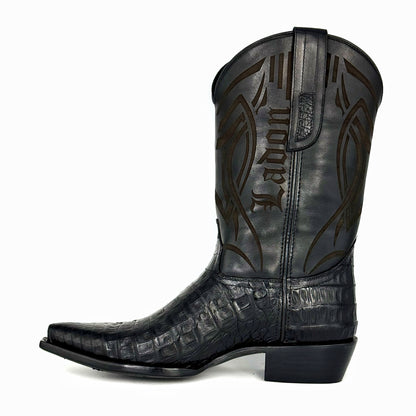 EMMA BROWN PITON BOOTS 