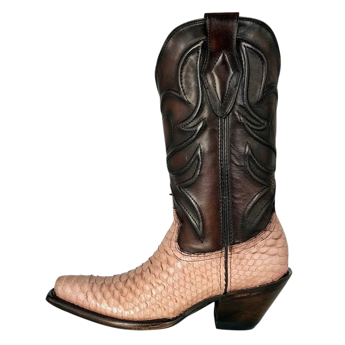 EMMA BROWN PITON BOOTS 