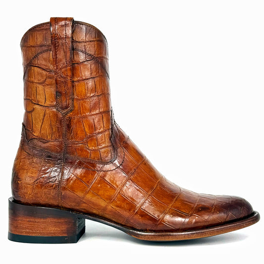 EMMA BROWN PITON BOOTS 