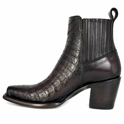 EMMA BROWN PITON BOOTS 