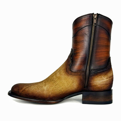 EMMA BEIGE ELEFANTE BOOTS OVAL