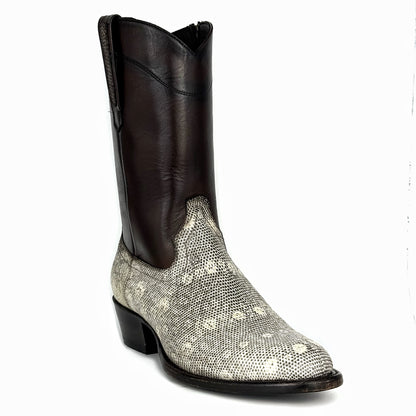 EMMA BROWN LIZARD BOOTS 