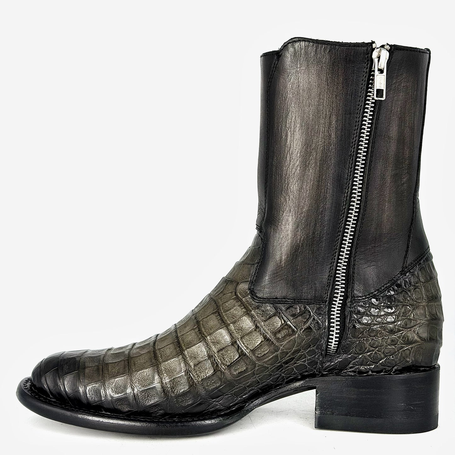EMMA BROWN OSTRICH BOOTS 