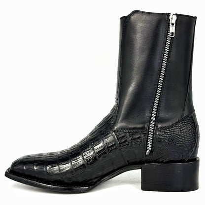 EMMA BROWN OSTRICH BOOTS 