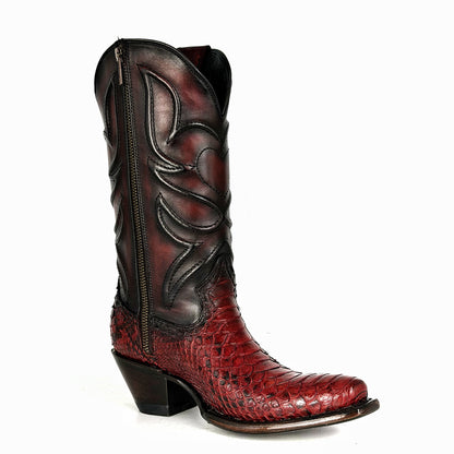 EMMA BROWN PITON BOOTS 