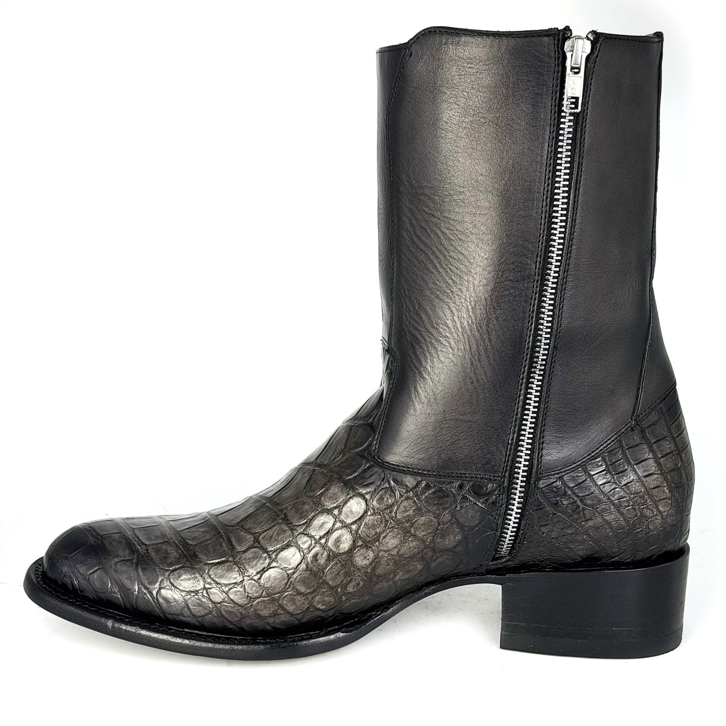 EMMA BROWN OSTRICH BOOTS 