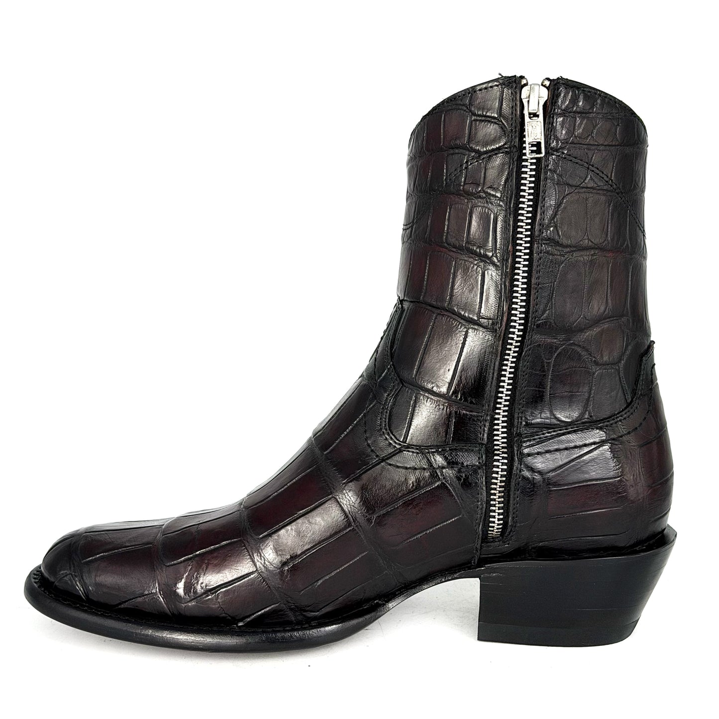 EMMA VINO FULL COCODRILO ALLIGATOR  OVAL