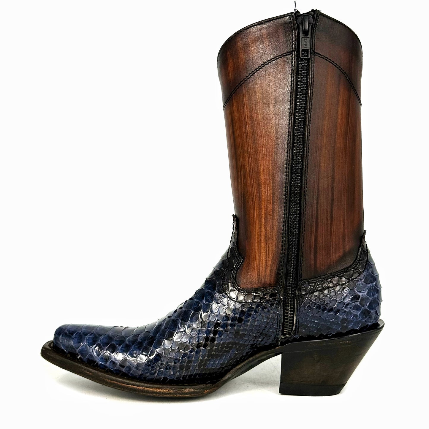 EMMA BROWN PITON BOOTS 