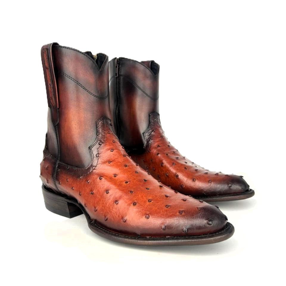 EMMA BROWN AVESTRUZ BOOTS