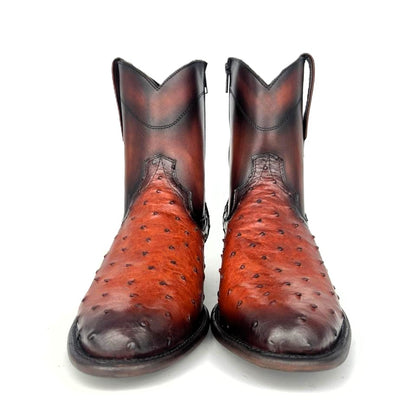 EMMA BROWN AVESTRUZ BOOTS